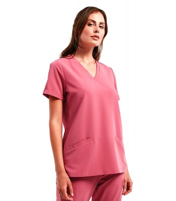 Γυναικεία Ελαστική Μπλούζα Νοσηλευτικής Invincible – Με Τσέπες