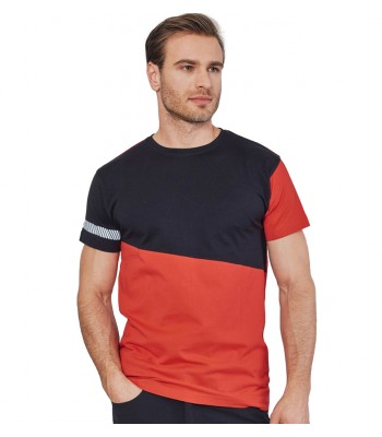Δίχρωμο Ανακλαστικό T-Shirt 165g με UPF 50